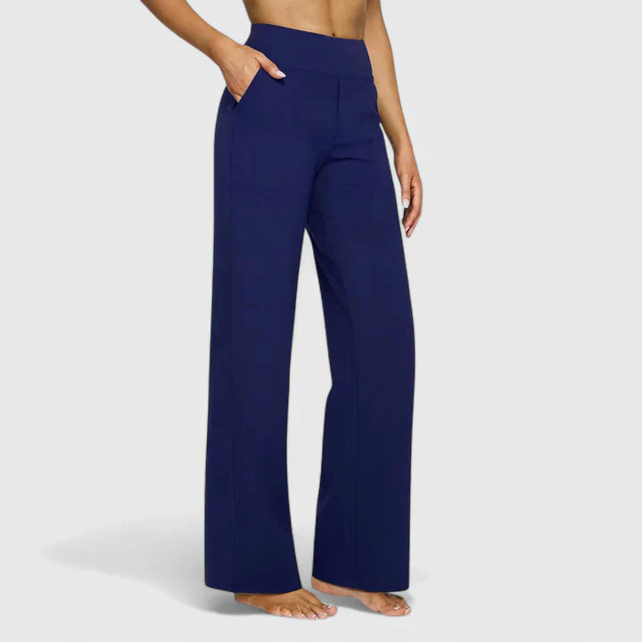 Solveig | Pantalons Élégants — Bleu / S