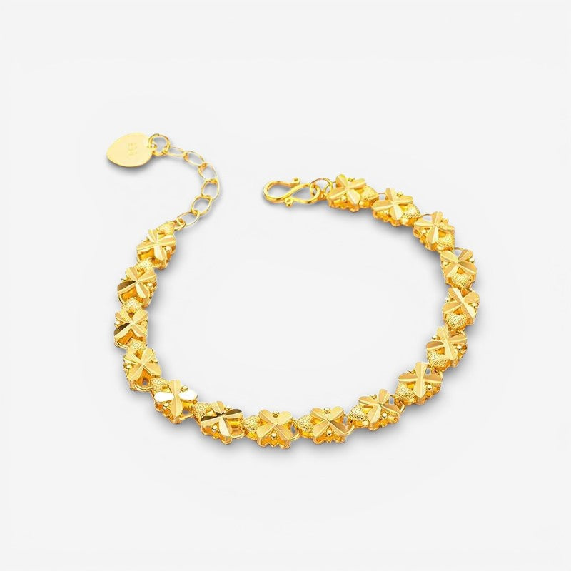 Bracelets Femme Bracelet Vintage Élégant avec Charmante Marguerite