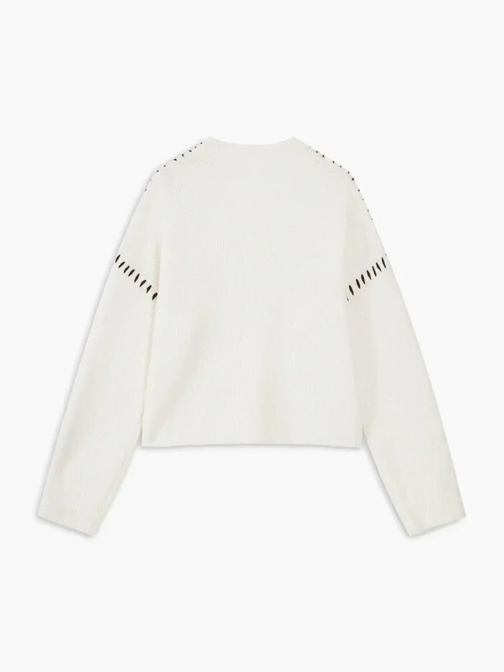 Nina | Pull Douillet — Blanc / S